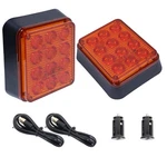 2PACK Magnetic Amber Strobe Lights Wireless Rechargeable Emergency Warning. Fixed Price $29.45.