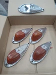 Lot Vintage Cab Clearance Lights Grote 4533 Top Sae P276 78 Chevy C10 Oem. Fixed Price $99.99.