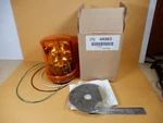 Federal Signal 4A962 Orange Rotating Beacon Light Needs Bulb Nos. Fixed Price $90.00.