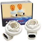(2) 1156 Headlight Front Turn Signal Bulb Plug Adapter Sockets For Hyundai Kia. Fixed Price $14.09.