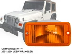 Fits Parking Signal Light 2001 - 2006 Jeep Wrangler Driver Left Side CH2520141C. Fixed Price $23.90.