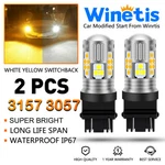 2X For Toyota 3157 3057 White/amber Color Switchback Led Turn Signal Light Bulbs. Fixed Price $19.99.