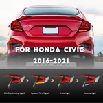 Led Tail Lamps Fit For Honda Civic 2016-2021 Smoke Rear Light Dynamic Signal. Fixed Price $229.99.