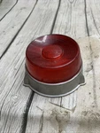Glo-brite Tail Light Lens Red And Silver Plastic PT-316. Fixed Price $10.25.