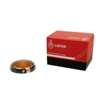 Lucas L563 Front Indicator Lens Chrome Rim Assy Amber 5322. Fixed Price $115.85.