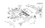 Mercedes-benz W212 Tailpipe Trim Rear Right Carrier A2128800403. Fixed Price $66.56.