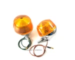 Pair Front Turn Signal Flasher Replace 71-73 Yamaha At Ct Dt Rt Amber Lens. Fixed Price $36.00.