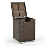 Rattan Propane Tank Cover Hideaway Side Table 20 Lbs Gas Holder 16". Fixed Price $69.99.