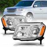 For 2012 2013 2014 2015 Honda Pilot Halogenchrome Amber Headlights Pair. Fixed Price $120.99.