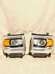 Perfect! 2014-2019 Gmc Sierra 1500 2500 3500 Halogen Led Rh+lh Headlights Oem. Fixed Price $989.00.