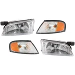 Headlight Corner Kit For 1998-1999 Nissan Altima Left And Right With Bulb. Fixed Price $120.91.
