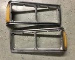 1976 Oldsmobile 98 Headlight Bezels Donk. Fixed Price $134.99.