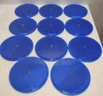 Hy-ko Prod Nail-on Blue Reflector 3-1/4" (CDRF-5). Fixed Price $24.68.