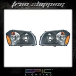 Fits 2005-07 Dodge Magnum W Black Background Headlights Headlamp Pair Left Right. Fixed Price $218.78.