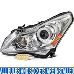 Driver Projector Headlight Assembly W/ Bulb For Infiniti G37 G25 Sedan 2010-2013. Fixed Price $220.99.
