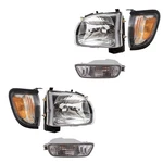 6 Pc Set Headlights W/ Front & Corner Signal Park For 01-04 Toyota Tacoma. Fixed Price $94.70.