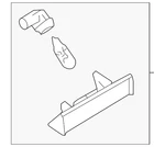 Genuine Mitsubishi Lamp Assembly 8341A149. Fixed Price $73.76.