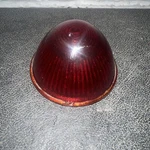 Vintage Cats Eye Style Universal Bullet Amber Glass Lens 2004443-777. Fixed Price $24.95.