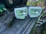 (2) Golight 2020GT Radioray Permanent Mount Halogen Spotlight W/wired Remote. Fixed Price $300.00.