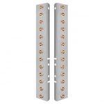 United Pacific 34475 - Ss Front Air Cleaner Light Bar With Bracket For Peterbilt. Fixed Price $306.90.
