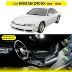 6X For 1995 - 1998 Nissan 240SX Interior Led Lights Bulb Package Kit Ultra White. Fixed Price $13.28.