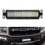 Behind Lower Grille Mount 12-INCH 80-LED Light Bar Kit 2017-20 Ford Raptor. Fixed Price $65.09.