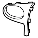 Genuine Bmw Trim Cover, Bumper, Front Le 51117296825 New. Fixed Price $36.90.