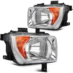 Pair Headlights Assembly Left & Right Side For 2003-2006 Honda Element. Fixed Price $96.99.