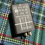 Mercedes W126 420 Sel / Sec Instrument Cluster Light Relay 0055453332. Fixed Price $25.00.