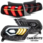 2010-12 Ford Mustang W/drl Sequential Turn Sig. Led Headlights +tail. Fixed Price $660.99.