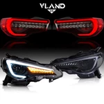 Vland Led Headlights+red Tail For Toyota Gt 86 Subaru Brz Scion Frs 12-20. Fixed Price $546.46.