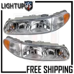 Headlight Headlamp Pair Left Right Set For Buick 97-05 Century 97-04 Regal. Fixed Price $116.01.