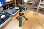 Uskey Vision Vlog Kit Iphone Android Tripod W/ Light Mic - Black. Fixed Price $38.49.