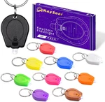 10 Pack Ultra Bright Mini Led Keychain Flashlight, Small Ring Po. Fixed Price $18.99.