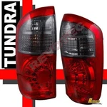 Red Smoke Led Tail Lights Lamps For 04 05 06 Toyota Tundra Double Cab Pickup. Fixed Price $157.00.