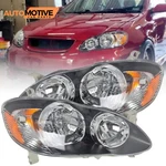 For 2003-2008 Toyota Corolla Headlights Housing Black Clear Lens Set Left+right. Fixed Price $149.94.