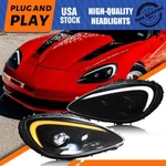 For 05-13 Corvette C6 Sequential Turn Signal Led Tube Projector Black Headlights. Fixed Price $749.00.