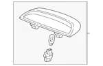 Genuine Honda Center High Mount Stop Light 34271-SDA-A01ZC. Fixed Price $126.11.