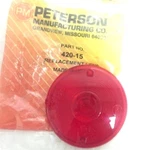 Peterson 420-15 Red Replacement Lens... Stop, Turn, Tail. Fixed Price $7.69.