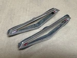 1969 Pontiac Gto Side Marker Light Lamp Bezels Quarter Panel Assembly 2PC Oem. Fixed Price $25.00.