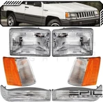 Corner Parking Head Lights Pair Combo Set Fits 93-96 Jeep Grand Cherokee. Fixed Price $76.36.