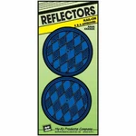 (12-2/PK)-HY-KO 3-1/4 In. Dia. Round Blue Nail-on Reflectors. Model: CDRF-5B. Fixed Price $49.99.