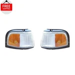 New Front Side Marker Lamp Assembly Pair Fits 1987-1996 Oldsmobile Cutlass Ciera. Fixed Price $35.08.