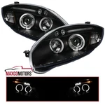 Black Halo Projector Headlights Fits 2006-2012 Mitsubishi Eclipse Led Left+right. Fixed Price $202.49.
