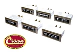 Crown Dash Lamp Kit 5752813K 13319.01 For 76-86 Jeep CJ5 CJ7 CJ8. Fixed Price $38.90.