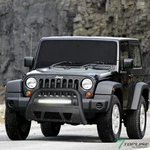 Topline For 2007-2009 Wrangler Jk Matte Blk Studded Mesh Bull GUARD+120W Led Bar. Fixed Price $215.00.