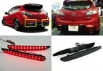 For Mazda 3 Axela Black Lens Led Bumper Reflector Tail Brake Stop Lights Lamp. Fixed Price $23.70.