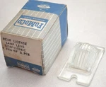 Nos 1959-1962 Ford License Plate Light Lamp Glass Lens (FL-60), 1959-1960 Edsel. Fixed Price $14.95.