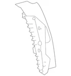Genuine Lexus Trim Cover 81962-0E010. Fixed Price $44.18.