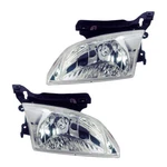 Headlights Front Lamps Pair Set For 00-02 Chevy Cavalier Left & Right. Fixed Price $76.00.